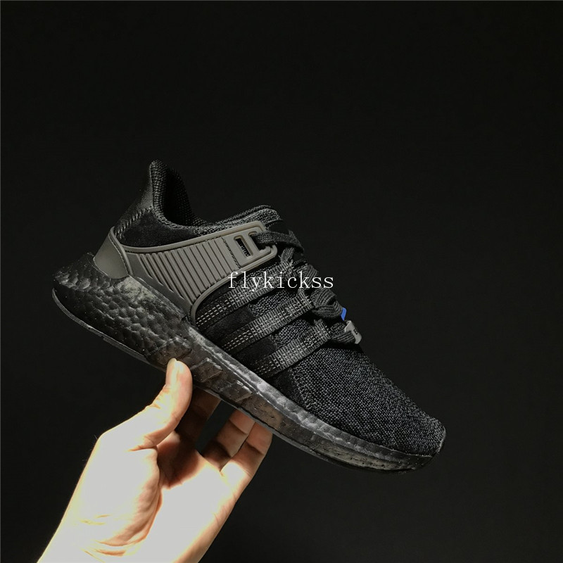 Real Boost Adidas EQT Support Pure Black